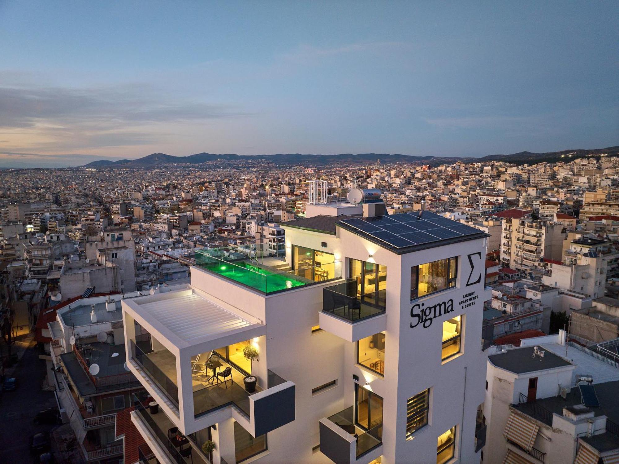 Sigma Suites Hotel Tesalonika Bagian luar foto